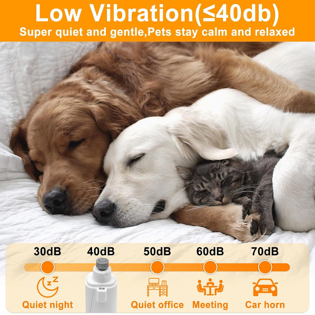 Dog Nail Clippers & Grinder with LED Light
