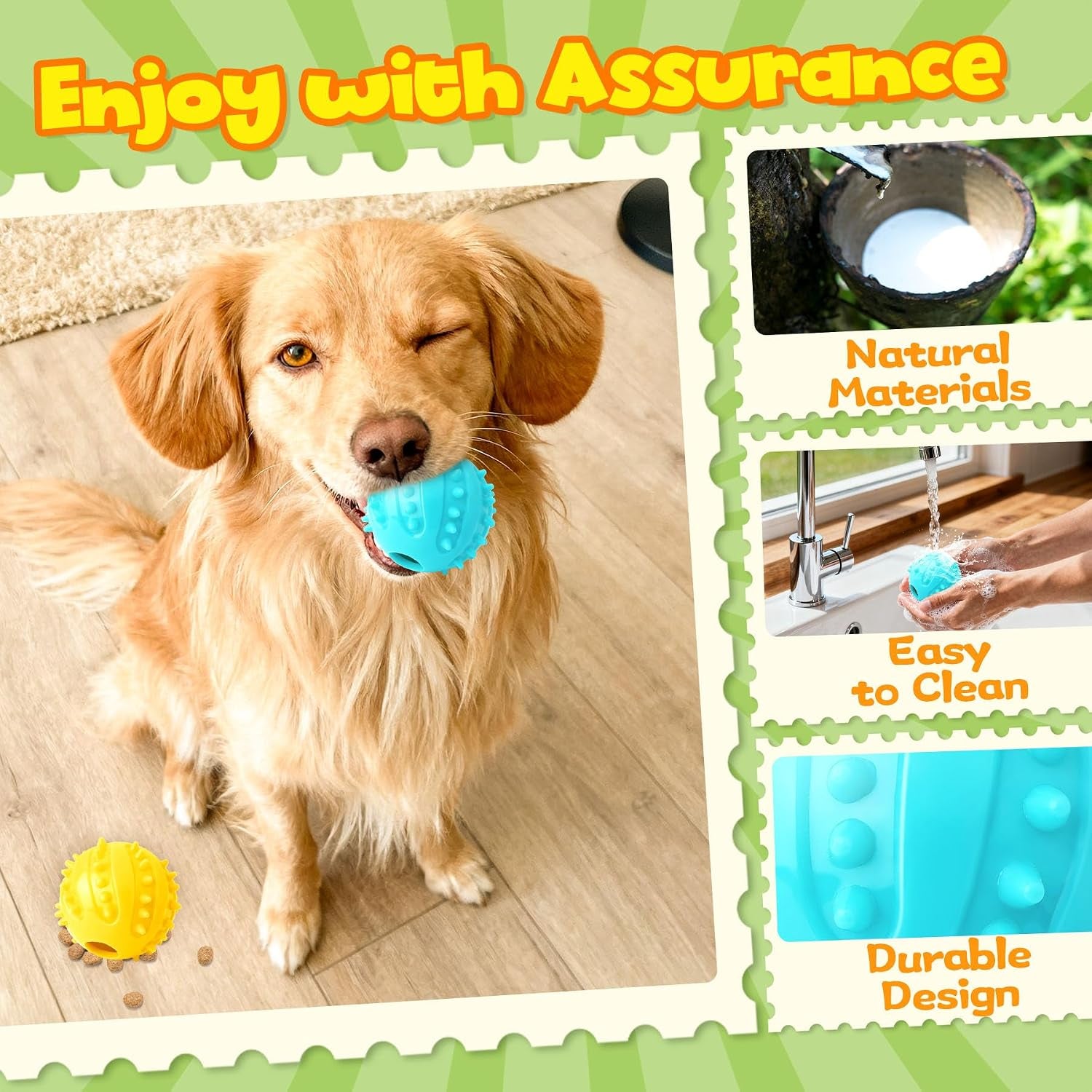 Slow Feeding Enrichment Set with Lick Mat & Puzzle Toy