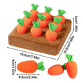 Snuffle Mat for Dogs Interactive Enrichment Funny Toys Pet Carrot Puzzle Toy Dog Activity Mat for Boredom Relief Foraging