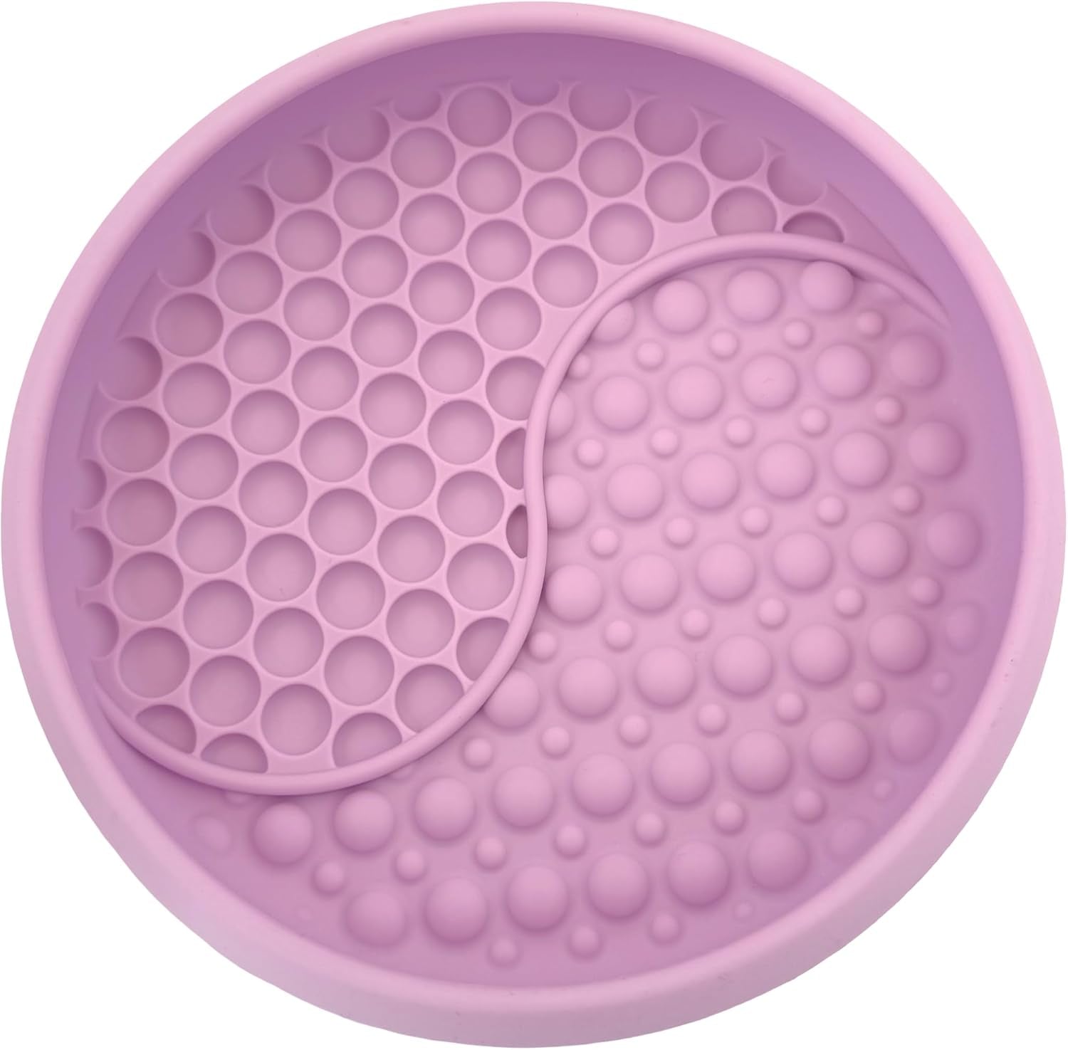 Dog Lick Bowl, Lick Mat for Dogs, Wet Food Cat Slow Feeder, Freeze Bowl, Enrichment & Puzzle Toy for Anxiety Relief, Food-Grade Silicone, Suction Cups, Dishwasher Fit, for All Breed (Light Pink)